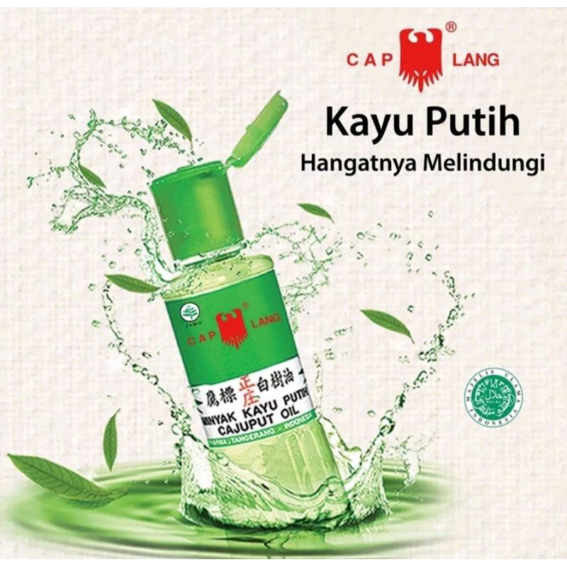 Minyak Kayu Putih Cajuput Oil Cap Lang Size Kecil Sedang