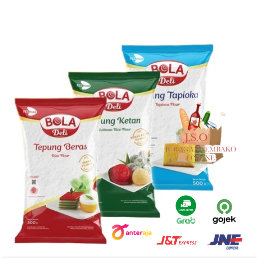 

(JSO) BOLA DELI Tepung ALL VARIAN / Beras / Ketan / Tapioka