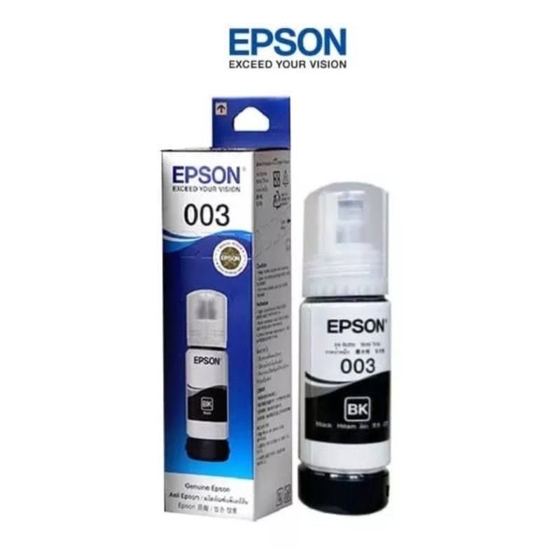 Paket 4 Botol Tinta Epson 003 Black untuk Printer Epson L1110 L3100 L3101 L3110 L3150 L5190