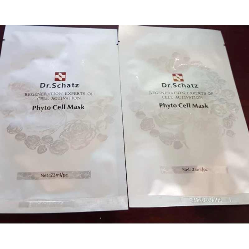 Masker Dr Schatz PHYTO CELL MASK - Dr schatz apple stemcell mask jual per sheet