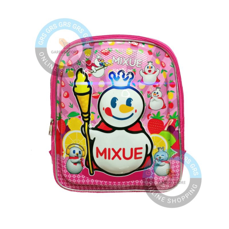 TAS RANSEL SEKOLAH ANAK PEREMPUAN TK PAUD NYALA TIMBUL MIXUE OWL BARBIE