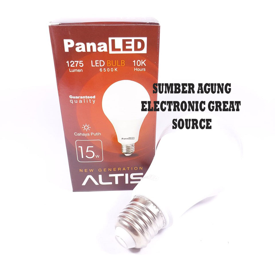 Panaled Altis 15W Lampu LED Bulb Super Terang 15Watt Bulat 1275 Lumen