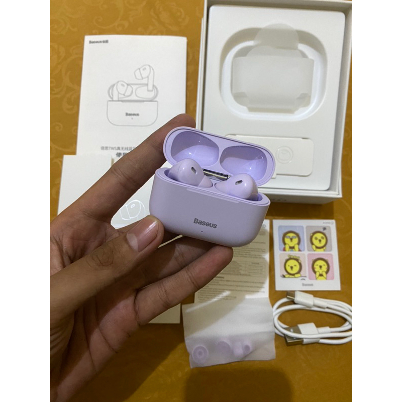 TWS Baseus Encok W3 ungu