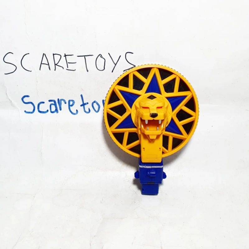 Part dx tangan lion kuning Power Rangers ninja storm ninpuu sentai hurricaneger senpuujin megazord z
