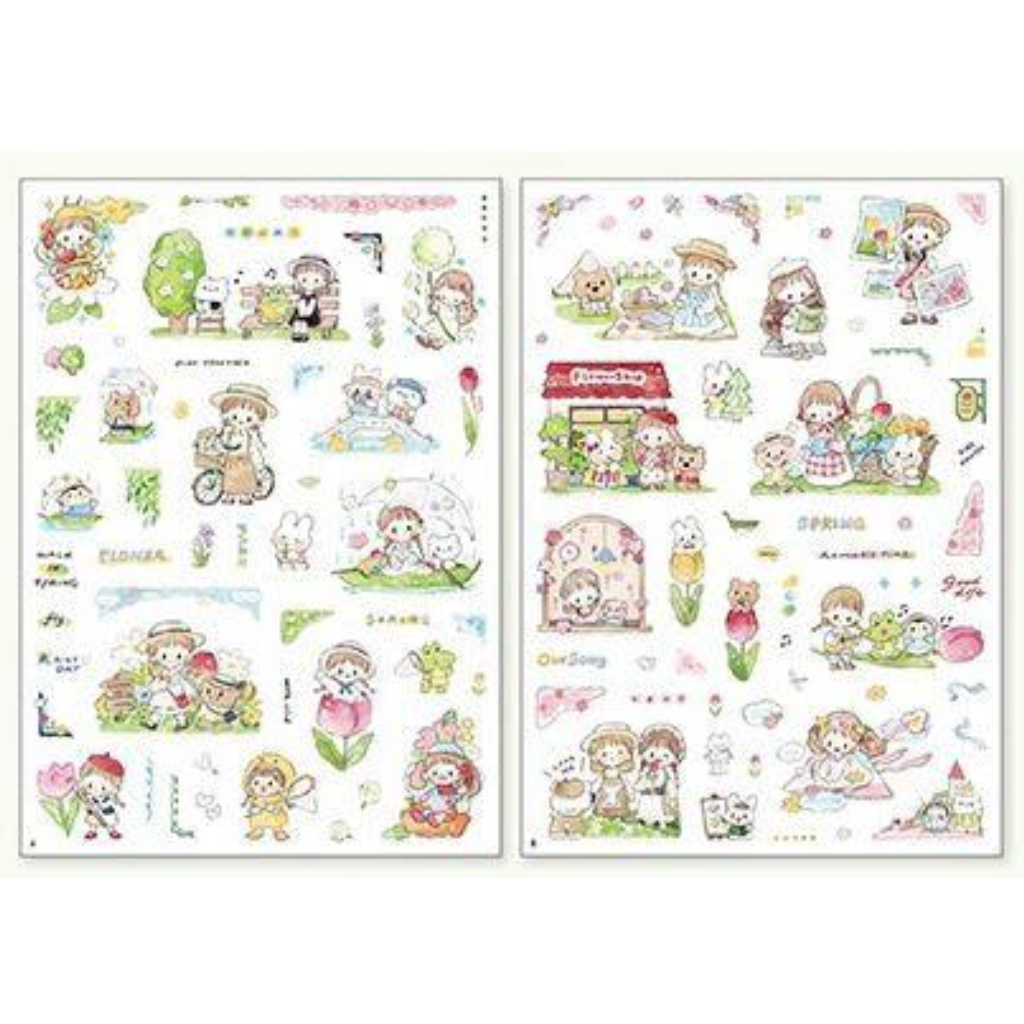 

Molinta Zzoton Washi Sticker Sampler