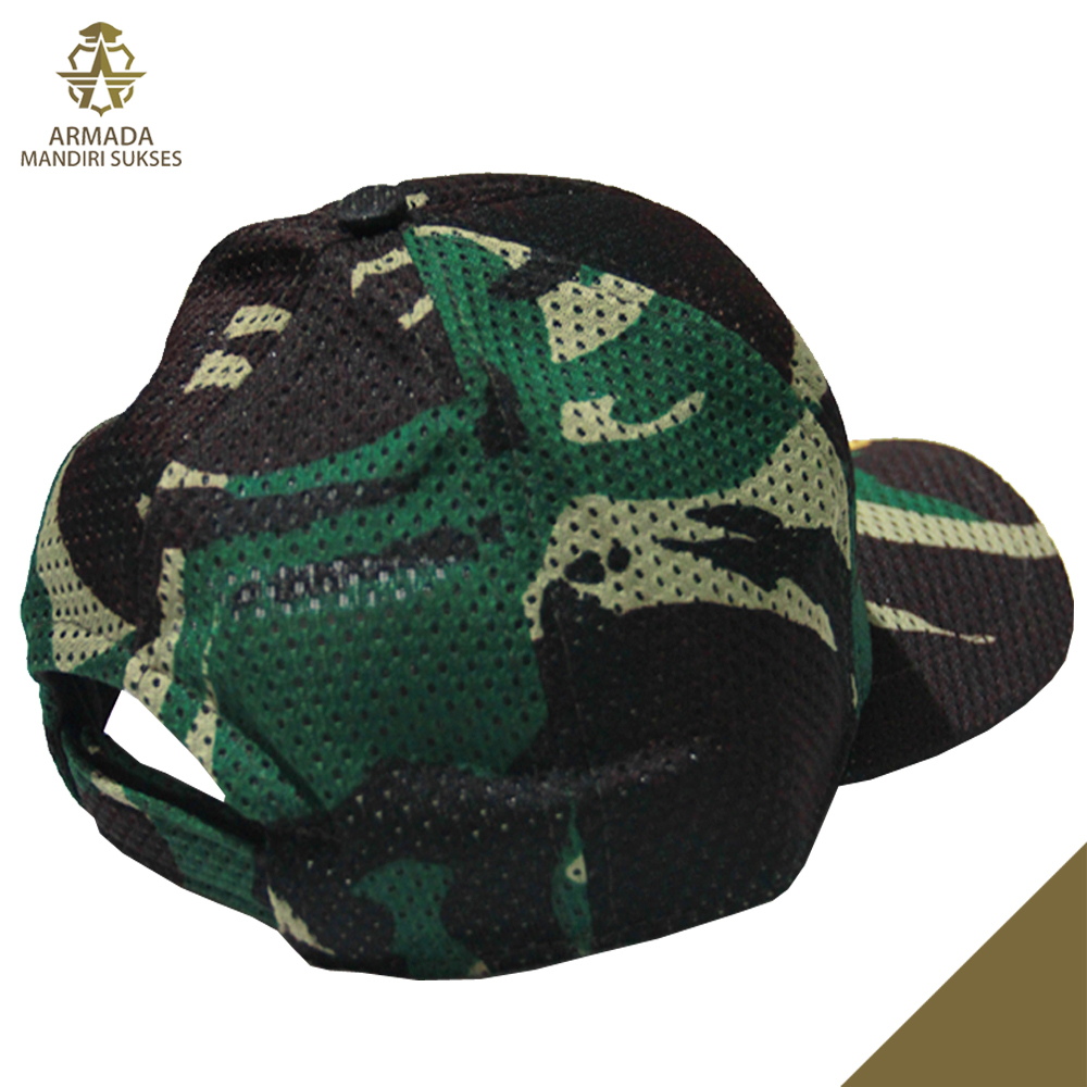 Topi Jaring Kostrad Loreng Logo - Topi Kostrad Loreng