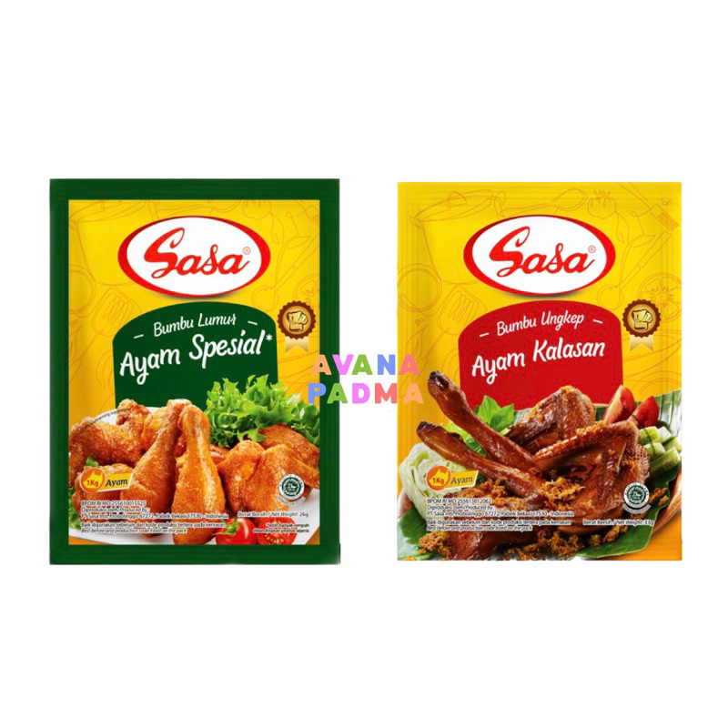 

Sasa Bumbu Ayam (2 Varian)