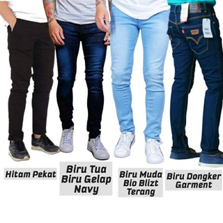 [SIAP KIRIM[celana jeans pria Slimfit hitam pensil 27-34 CELANA JEANS PRIA CELANA PINSIL PRIA CELANA JEANS PRIA TERBARU