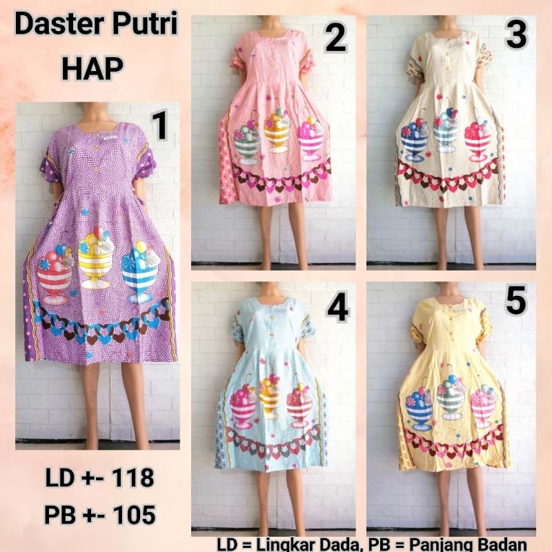 DASTER PUTRI LENGAN HAP LD +- 115 ADEM BUSUI FRIENDLY CRRY