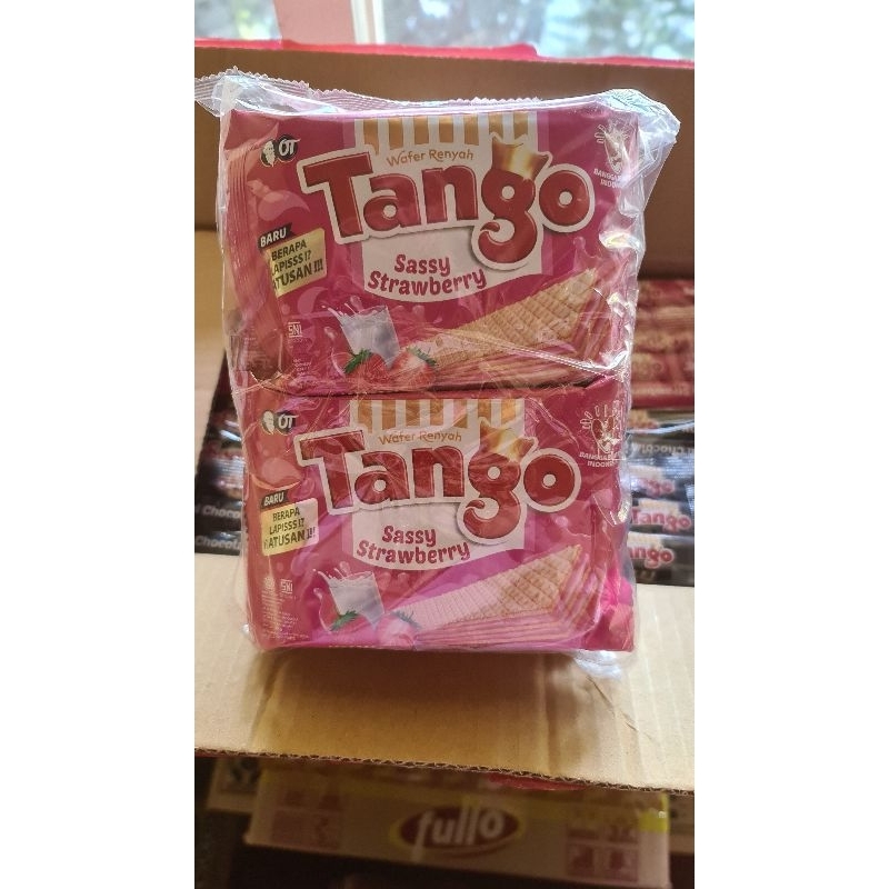 

Wafer Tango Sassy Strawberry 39 gr (per pack isi 10 pcs)