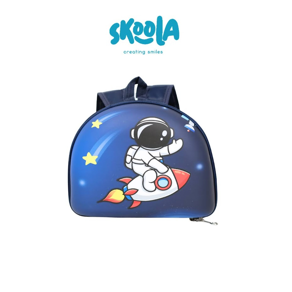 Skoola Tas Sekolah Anak Laki - Laki PAUD Ransel Astronot Rocket - Zoyi