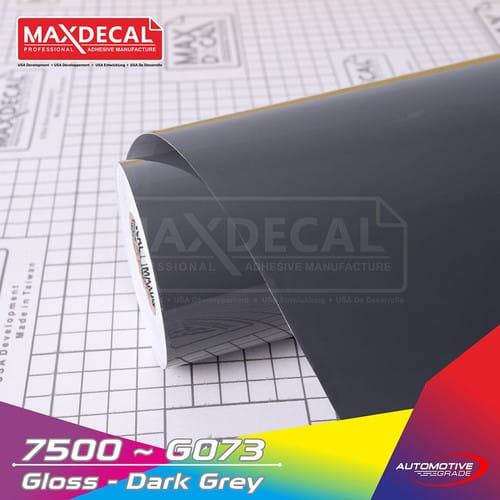 [ METERAN ] Stiker Maxdecal Glossy - Dark Grey