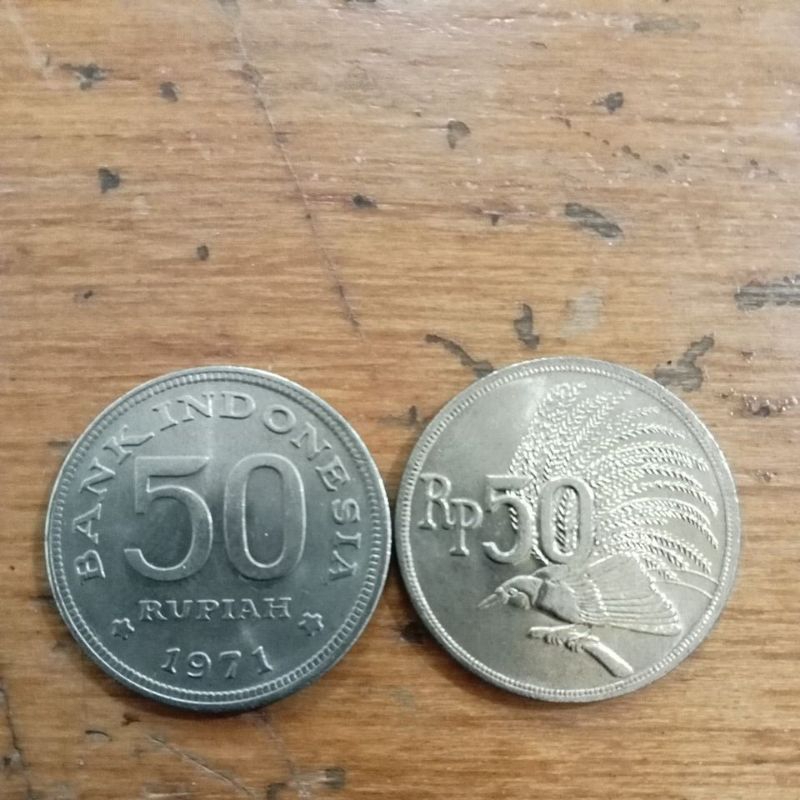 50 rupiah cendrawasih tahun 1971