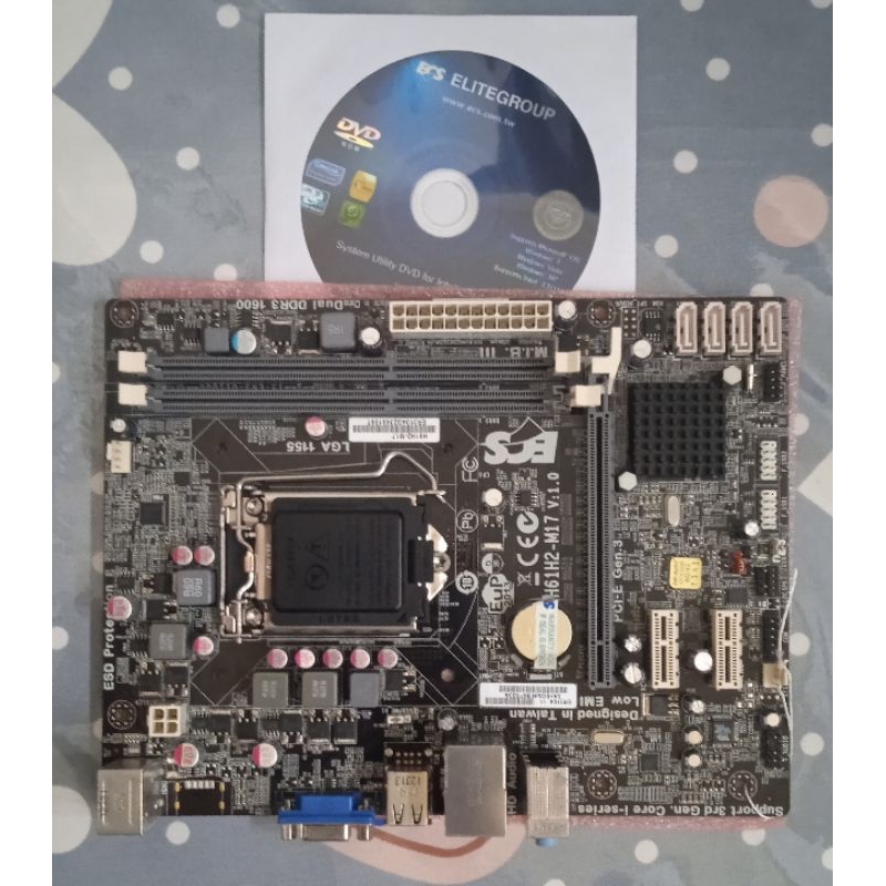 MOTHERBOARD ECS ELITEGROUP H61H2-M17 MURAH