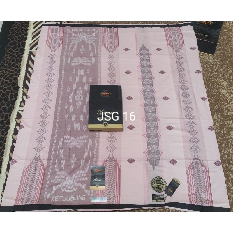 Sarung KETJUBUNG PLATINUM Mercerized Motif JSG GOLD