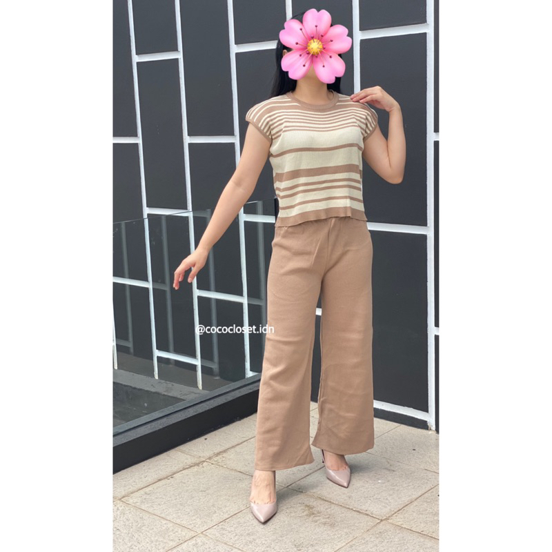 ONE SET KNIT PENDEK // IMPORT BANGKOK / KOREA