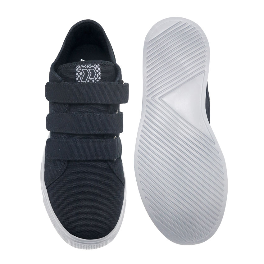 Precise Inzhu JT Sepatu Sneakers Anak Sekolah Velcro - Black/White