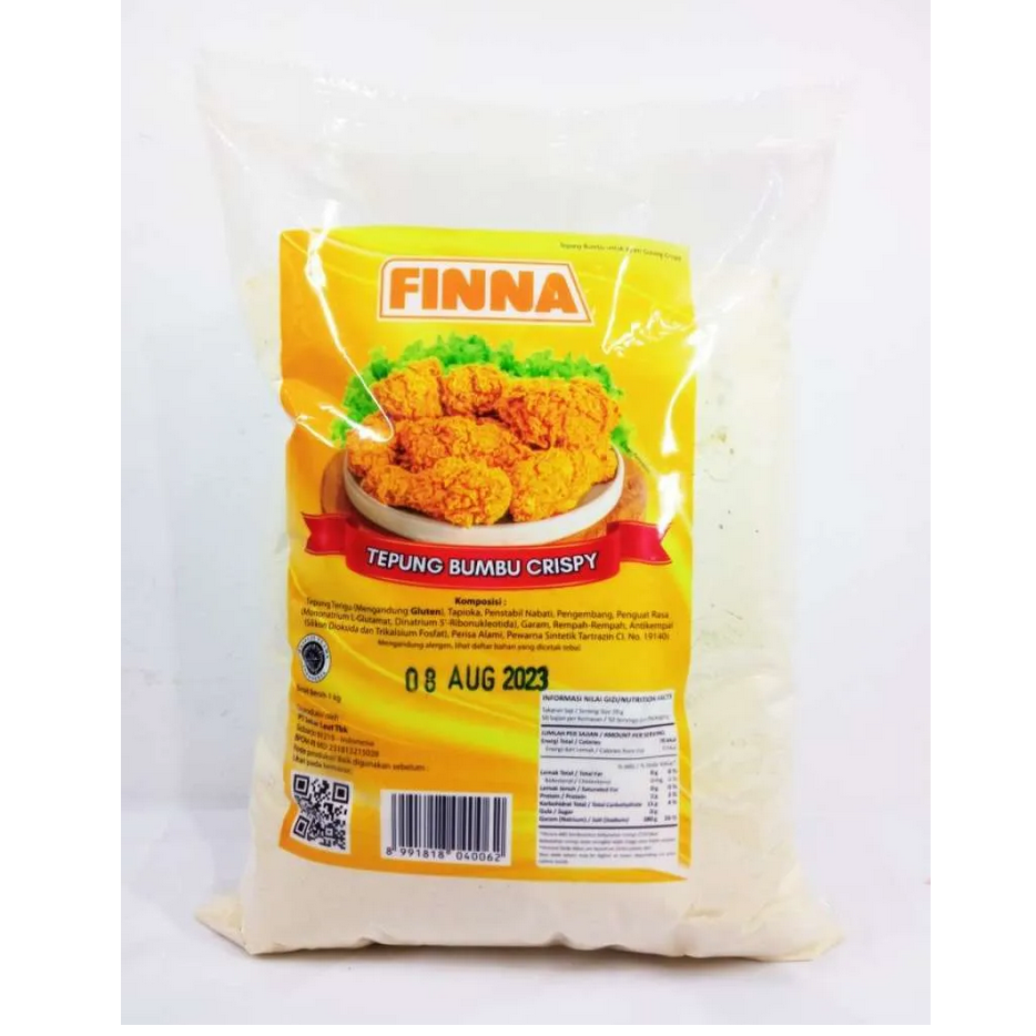 

Tepung FINNA Bumbu Masak Ayam Goreng Krispi Crispy 1KG