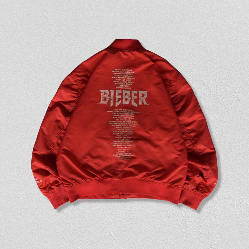 Justin Bieber Purpose Tour 2017 Bomber Jacket
