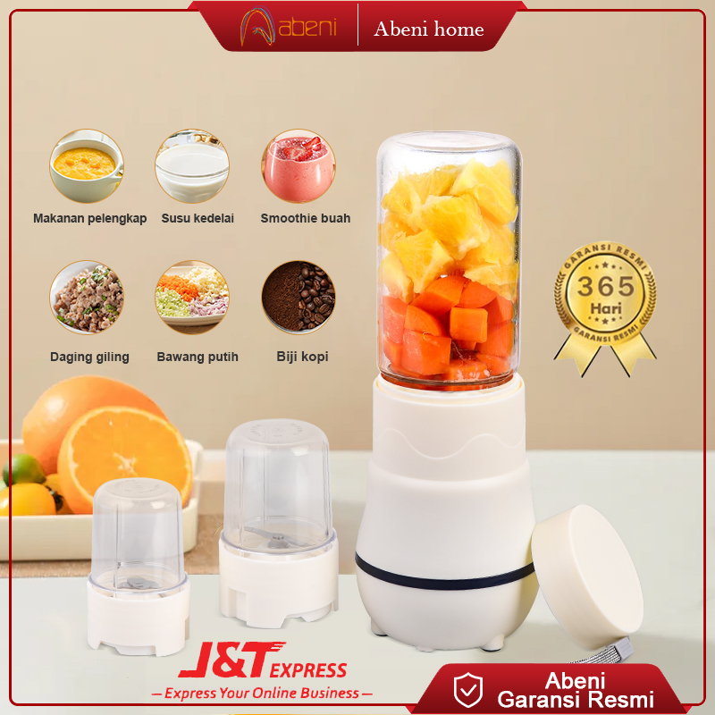 Abeni Blender portable/Juicer USB Multifungsi Kaca Menebal Cangkir（Tiga cangkir fungsional）