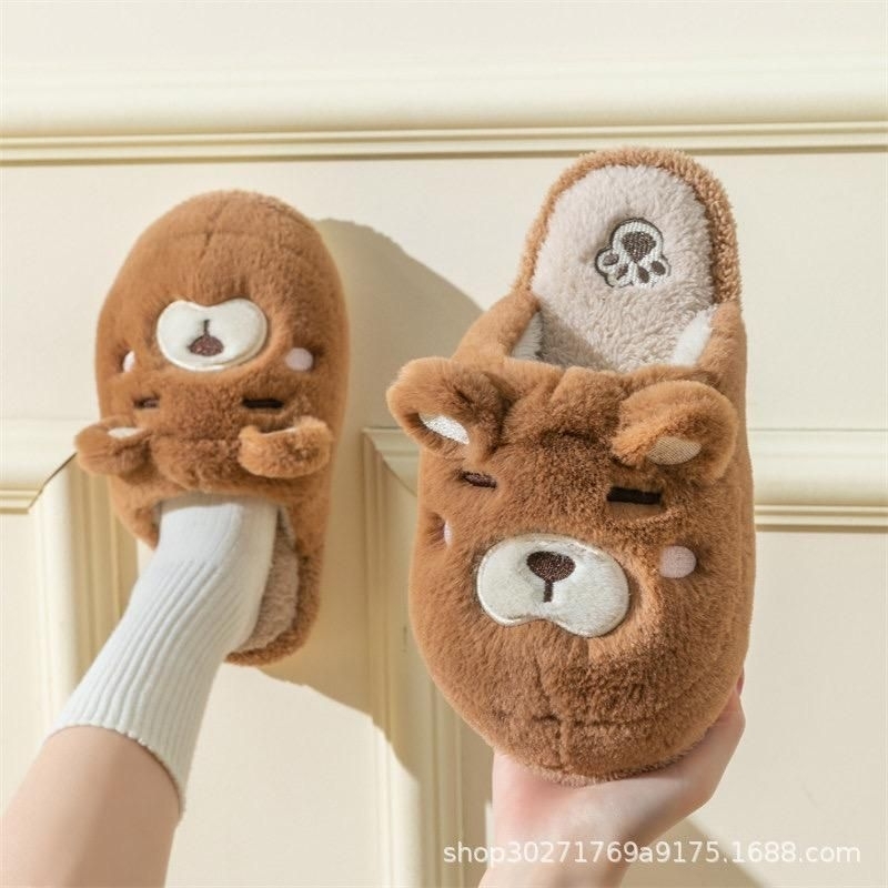 SANDAL RUMAH BULU TEBAL / SANDAL BONEKA TEBAL