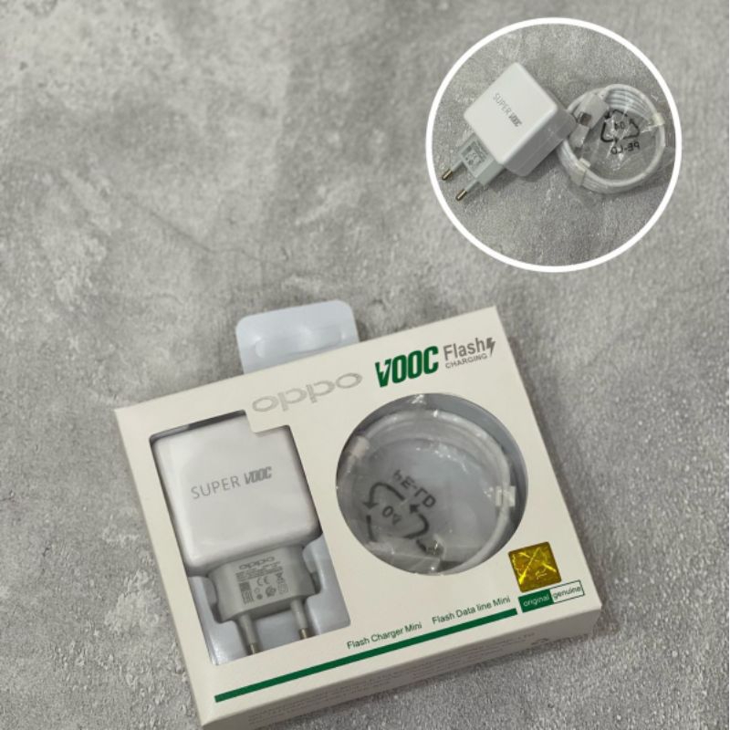 CHARGER OPPO VOOC TYPE C  / MICRO USB 20W FAST CHARGING OPPO 20 WATT