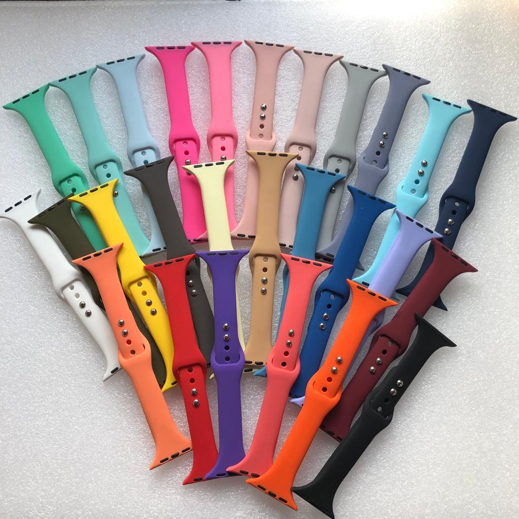 Strap Apple Watch Thin Style Silicone Strap iWatch Series 1/2/3/4/5/SE/6/7/8/Ultra