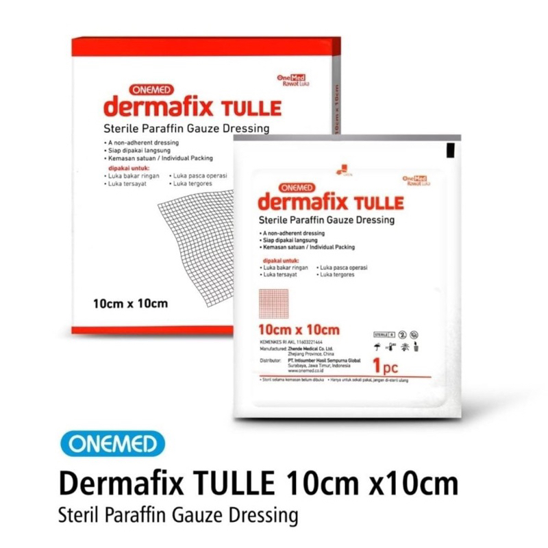 Dermafix Tulle 10cm x 10cm Onemed BOX