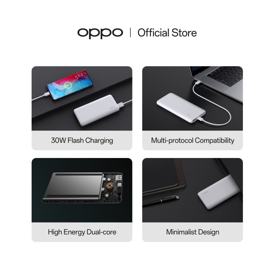 OPPO PBV02 VOOC Power Bank2 30W 10000mAh Original