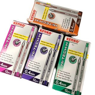 

RK (1 LUSIN 12PCS) Pulpen Hitech Kenko/Benefit/ Koala Pink Oren Ungu Hijau