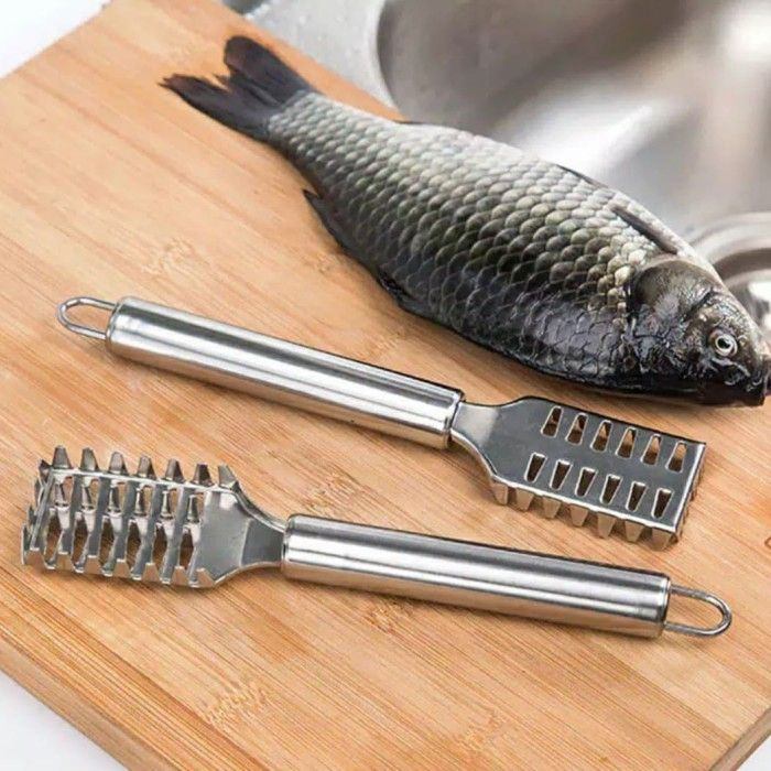 Fish Skin Peeler Pengupas Sisik Ikan Stenlis Steel Perah Silver Tebal Handle Kuat Membantu Alat Masak Memasan Cooking Cook Kitchen Applicants High Qualtiy Ready Stock Siap Kirim Instan Grosir Termurah Little Miss Sunshine Malang