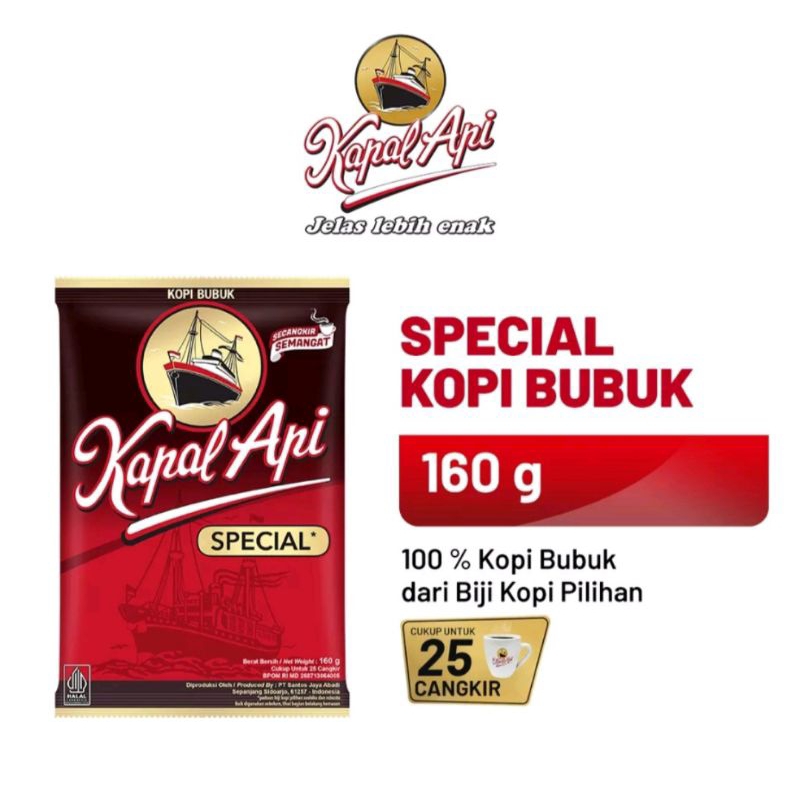 

Kapal Api Special Kopi 160g Ecer