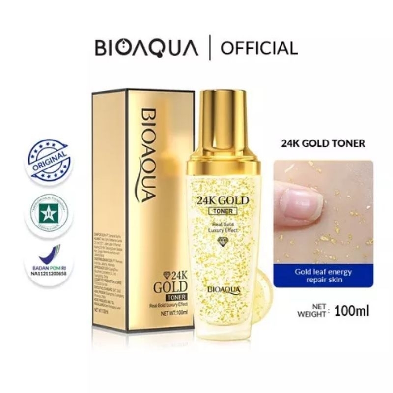 BIOAQUA 24K GOLD TONER 100ML