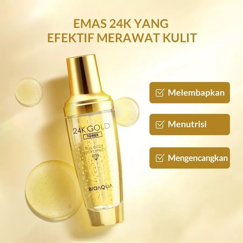 BIOAQUA 24K GOLD TONER 100ML