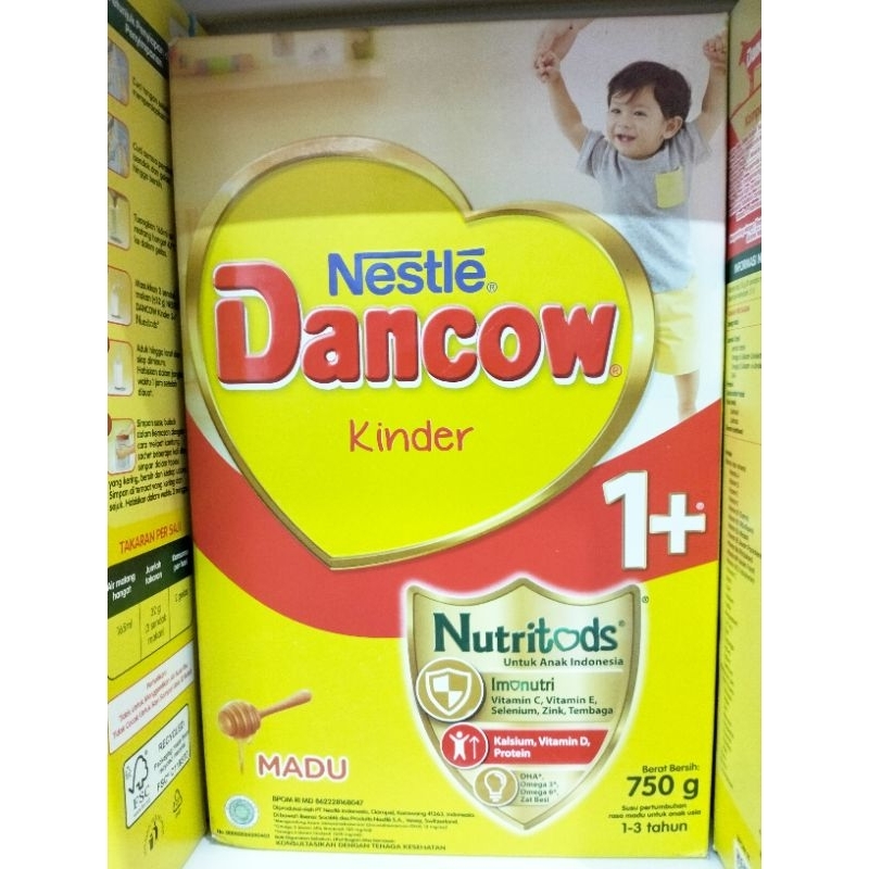 Nestle Dancow 1+ dengan Susu Pertumbuhan Rasa Madu 1-3 Tahun isi 800&amp;750