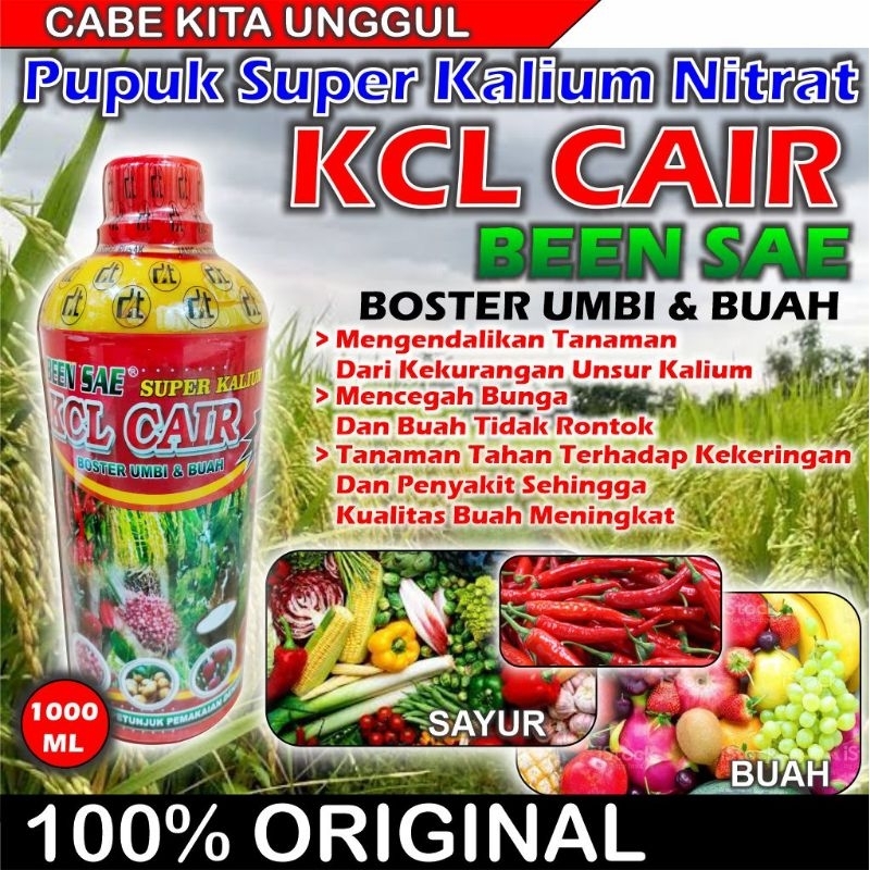 Pupuk Cair SUPER KALIUM KCL CAIR BEEN SAE 1 Liter