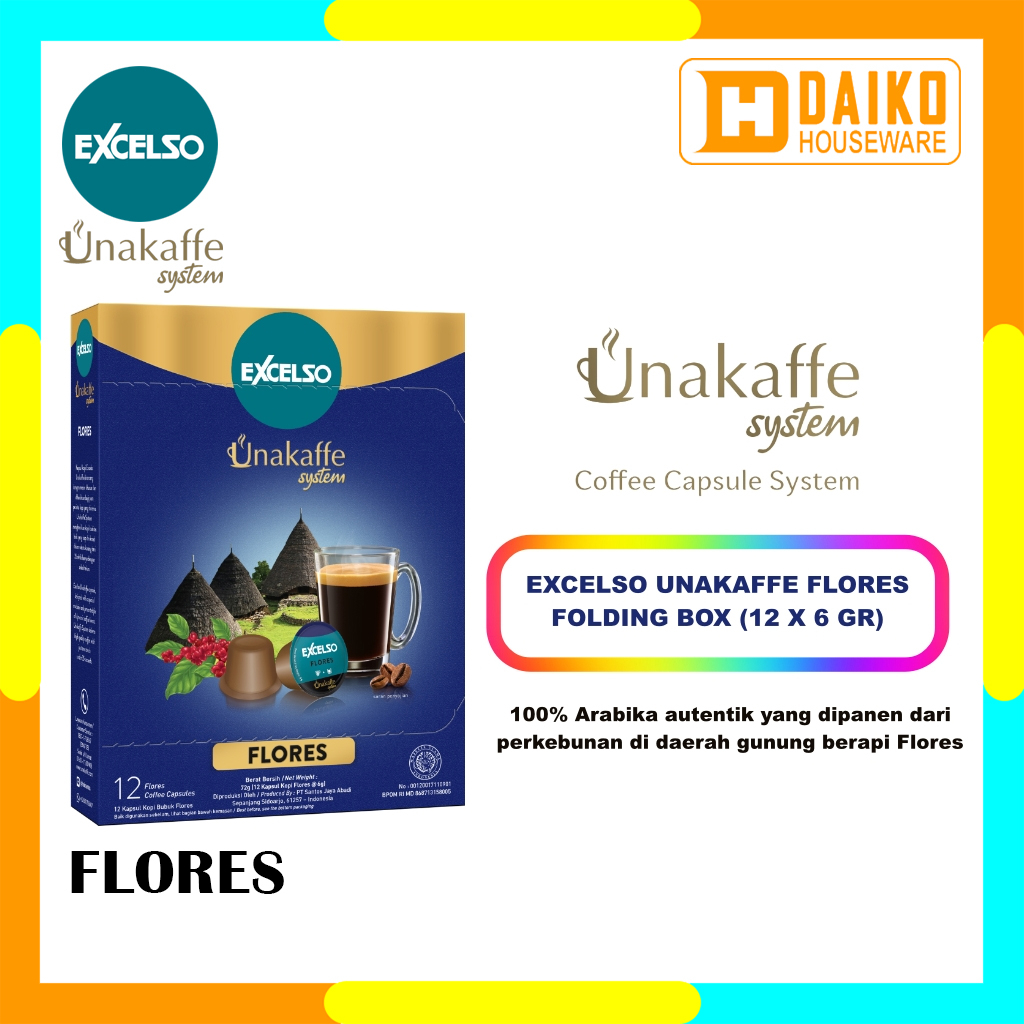 Capsule Coffee Excelso Unakaffe Flores - Kopi Kapsul by Kapal Api