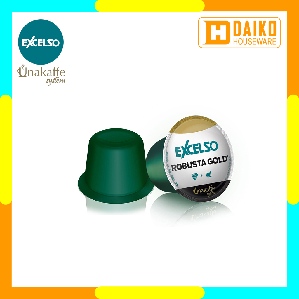 Capsule Coffee Excelso Unakaffe Robusta Gold Kopi Kapsul by Kapal Api