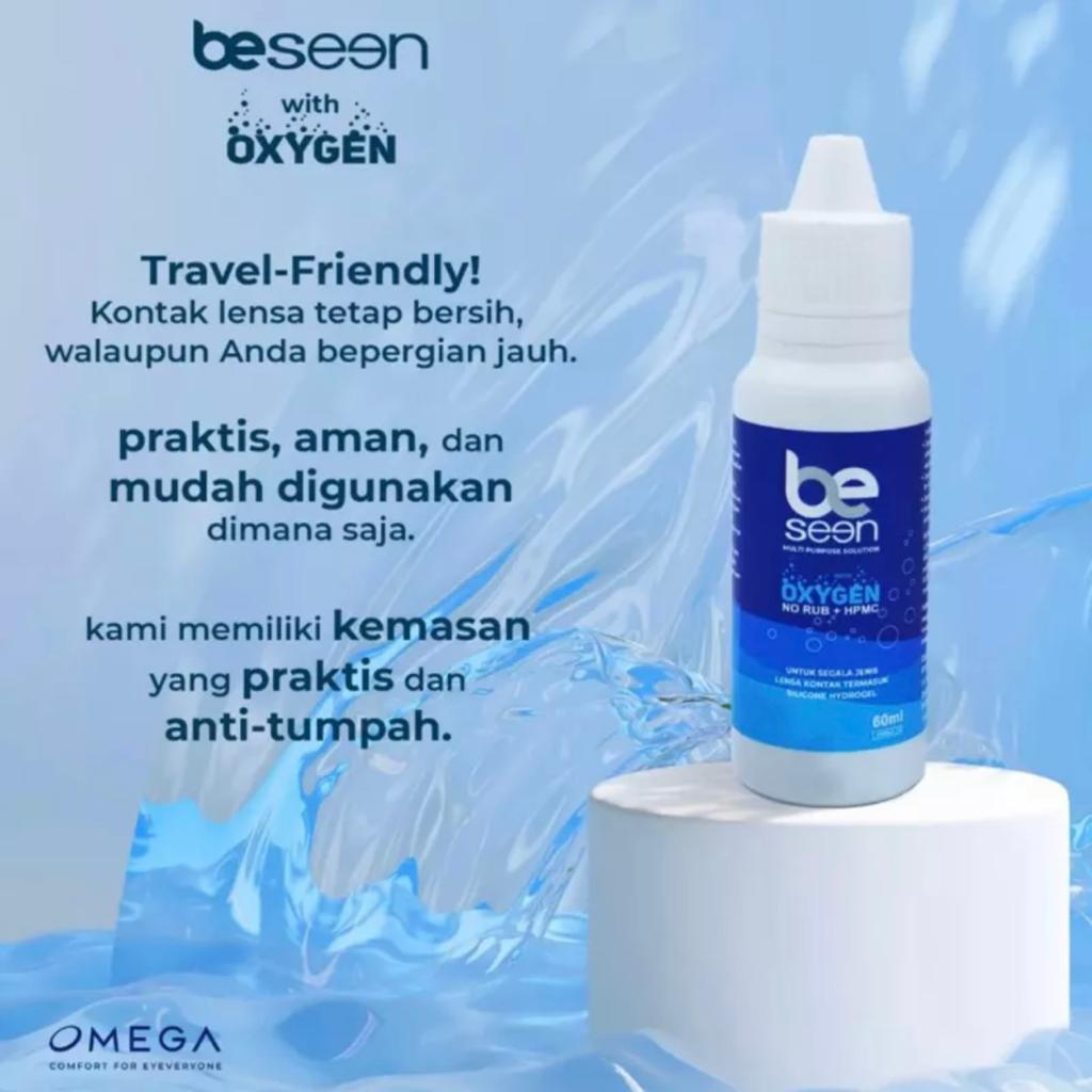 (BISA COD) CAIRAN SOFTLENS BC BE SEEN 60ML / AIR SOFTLENS BC BE SEEN OXYGEN 60 ML / BCBESEEN / OMEGA BC BE SEEN