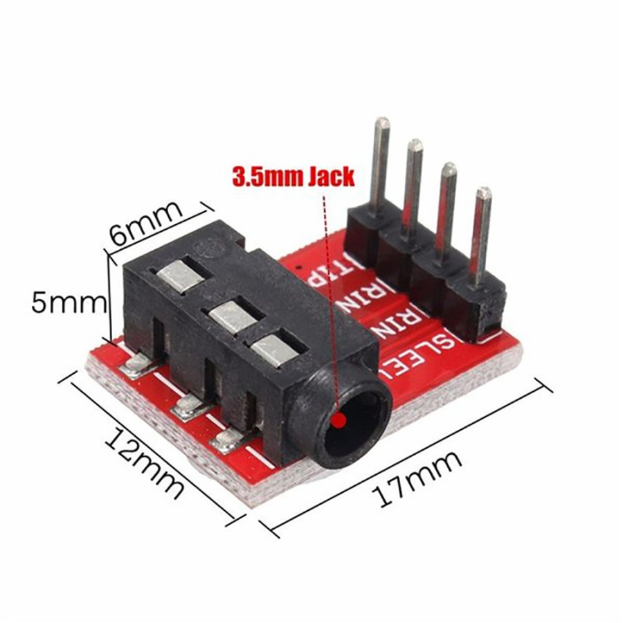 TRRS 3.5mm trrs Jack Breakout Headphone Video MP3 Sensor Jack Prof. Module