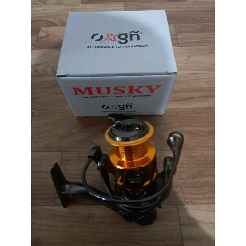 Reel Pancing Spinning Saltwater Oxgn Musky 1000 / 2000 / 3000 / 4000/ 5000 / 6000 (Bonus Kail)