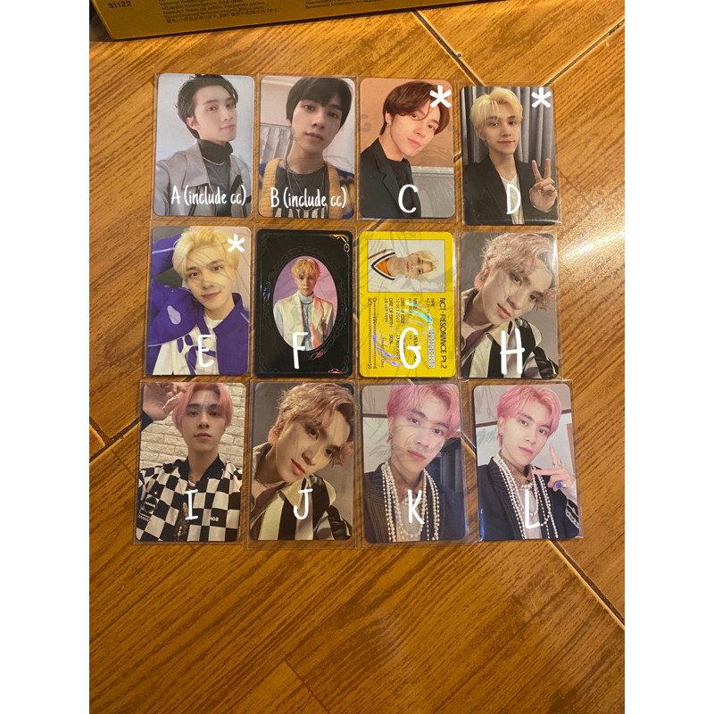 [CLEARANCE SALE] WAYV HENDERY PHOTOCARD PC FROM ALBUM TAKE OFF, TAKE OVER THE MOON, TOTM, RESONANCE,