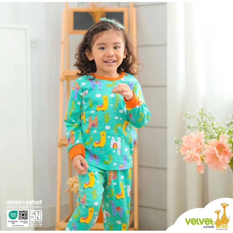 Velvet Junior GREAT ADVENTURE Piyama Velvet Piyama Anak 2-7 Tahun/Setelan piyama anak/piyama bayi