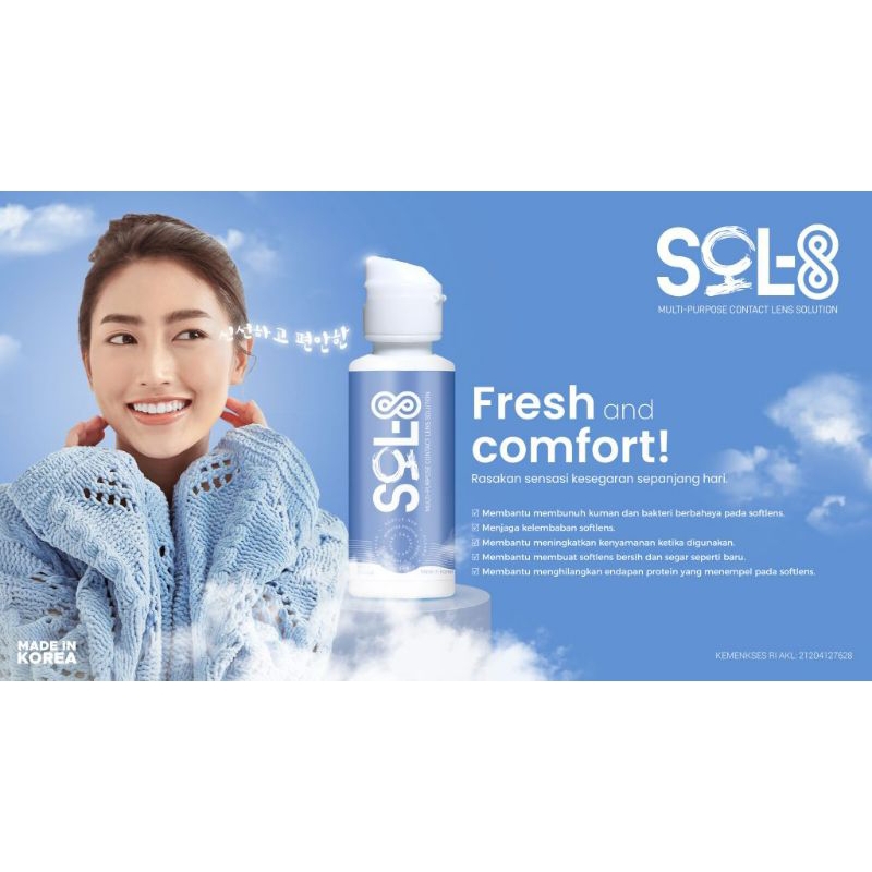 Sol-8 Multi Purpose Solution Cairan Softlens 60ml