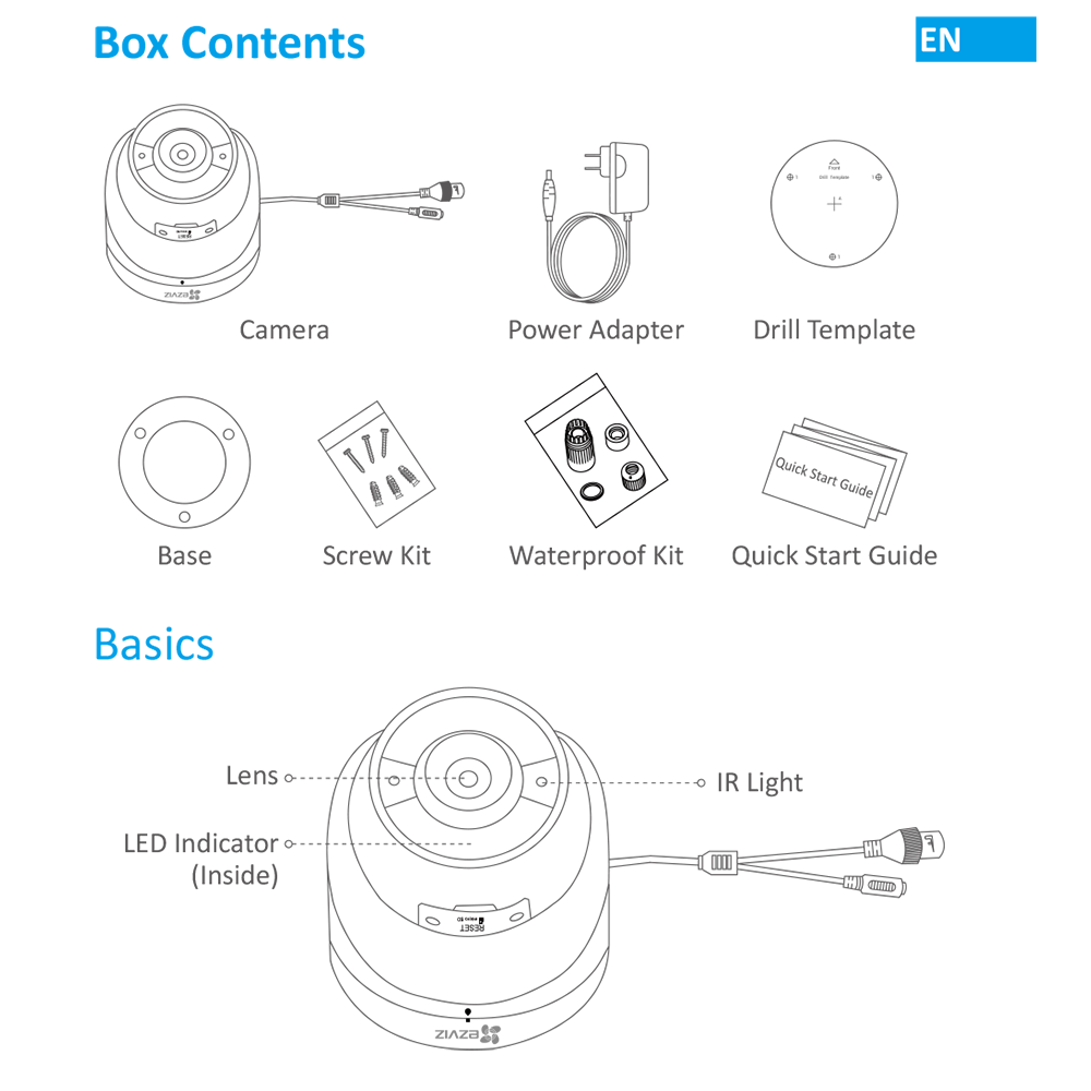 EZVIZ C4W 1080P IP CAMERA WITH ACTIVE DEFENSE FREE MICRO SD 128GB GARANSI RESMI 1 TAHUN