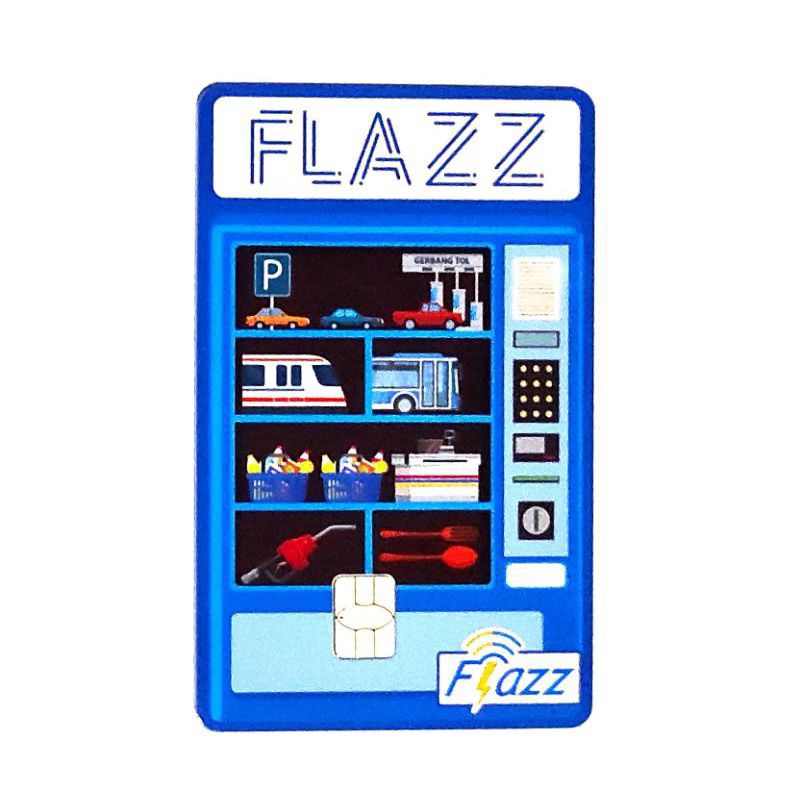 Kartu Flazz BCA Reguler VENDING MACHINE Berlogo Baru (Gen 2) Support NFC dan Mobile BCA (m-BCA)