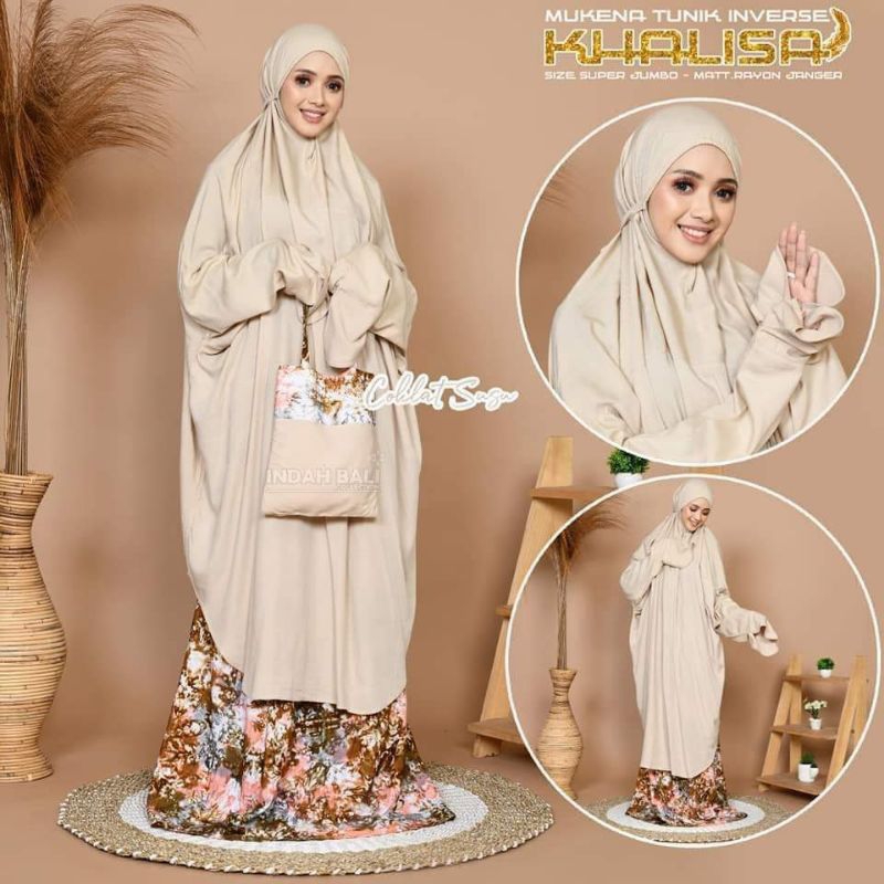 Mukena tunik kalisa invers