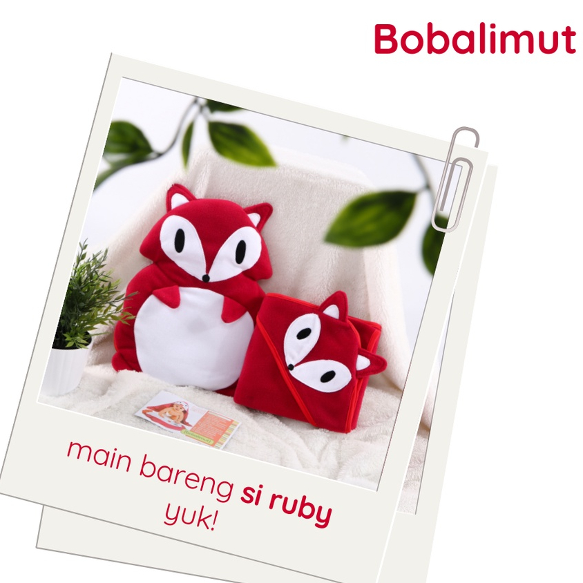 Cuddleme Bobalimut boneka bantal selimut