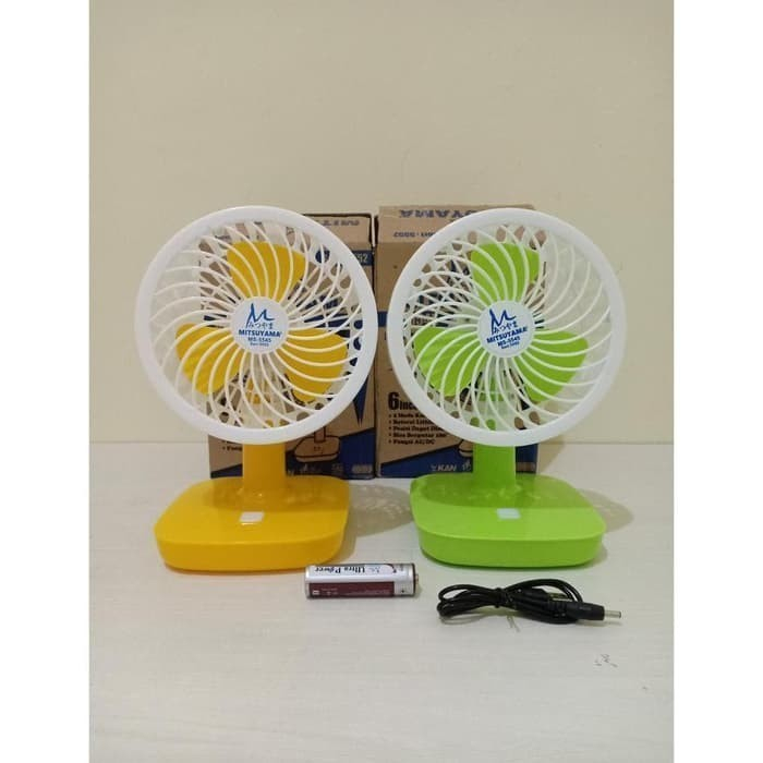 Barangunik2021 -Kipas Angin Meja Portable Emergency Desk Fan 6 inch Mitsuyama MS-5552