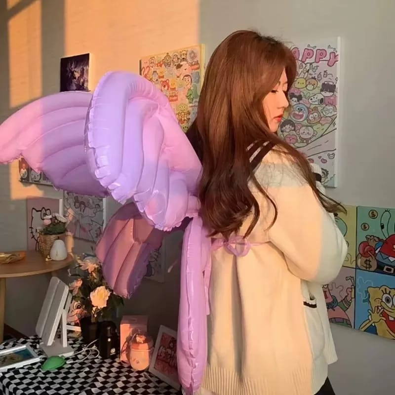 LARISTERUS79 BALON SAYAP balon kupu kupu sayap butterfly anak dewasa balon sayap balon foil sayap malaikat mainan peri anak B026